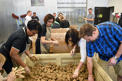 Vit Plant employees at Second Harvest, 2018