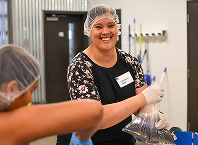 Vit Plant employee at Second Harvest, 2023